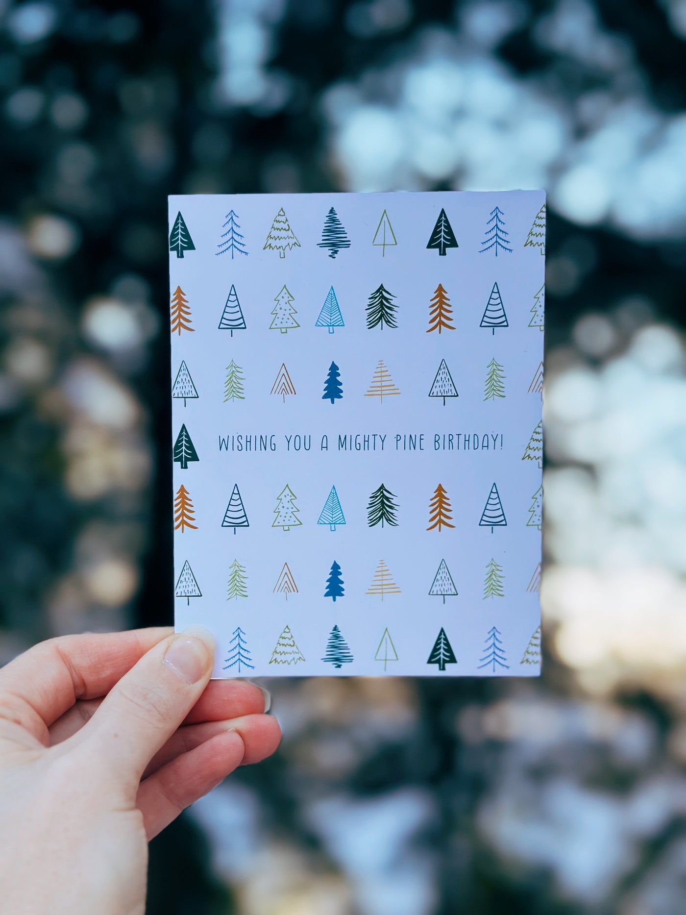 Mighty Pine Birthday Card