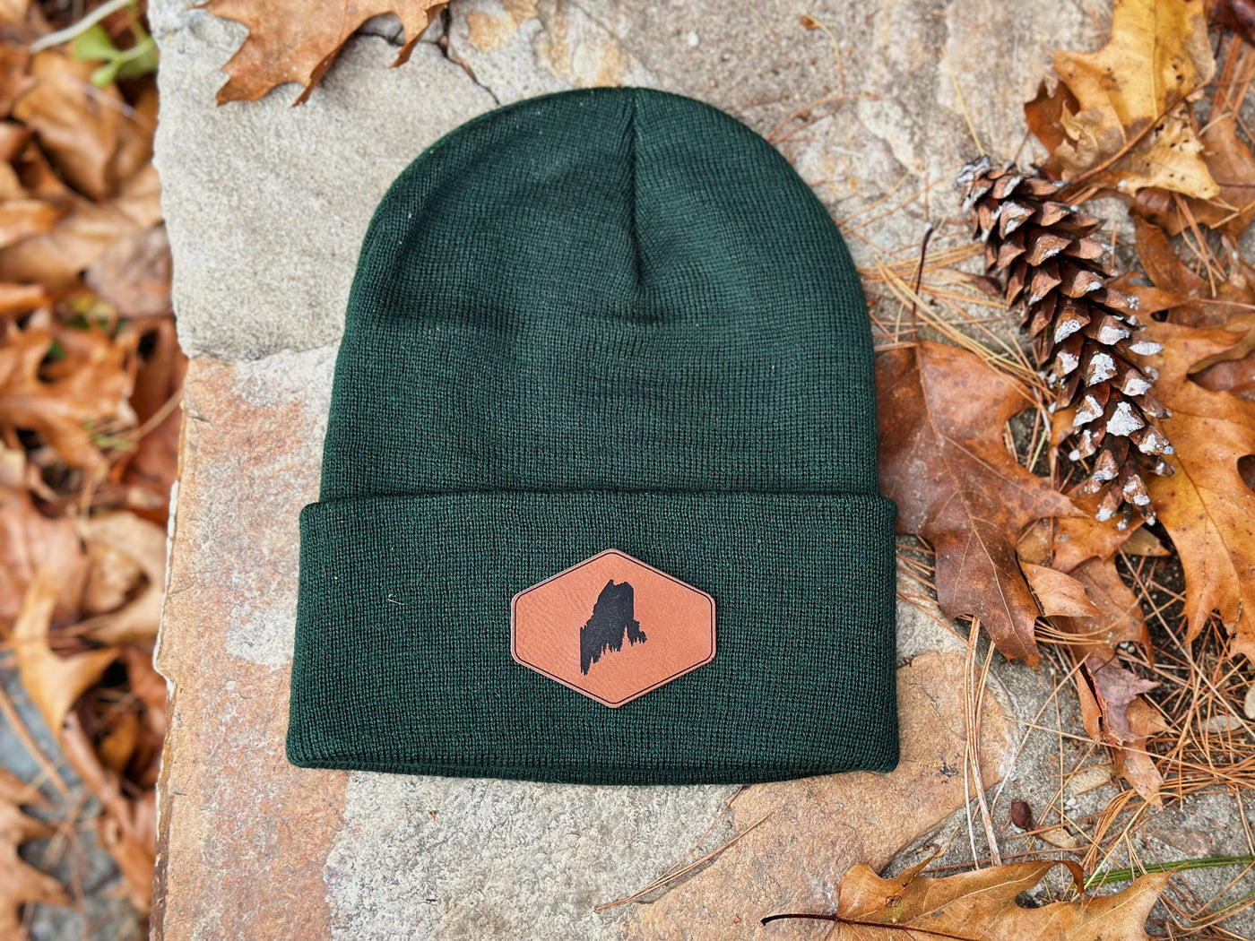 Engraved Patch Beanies