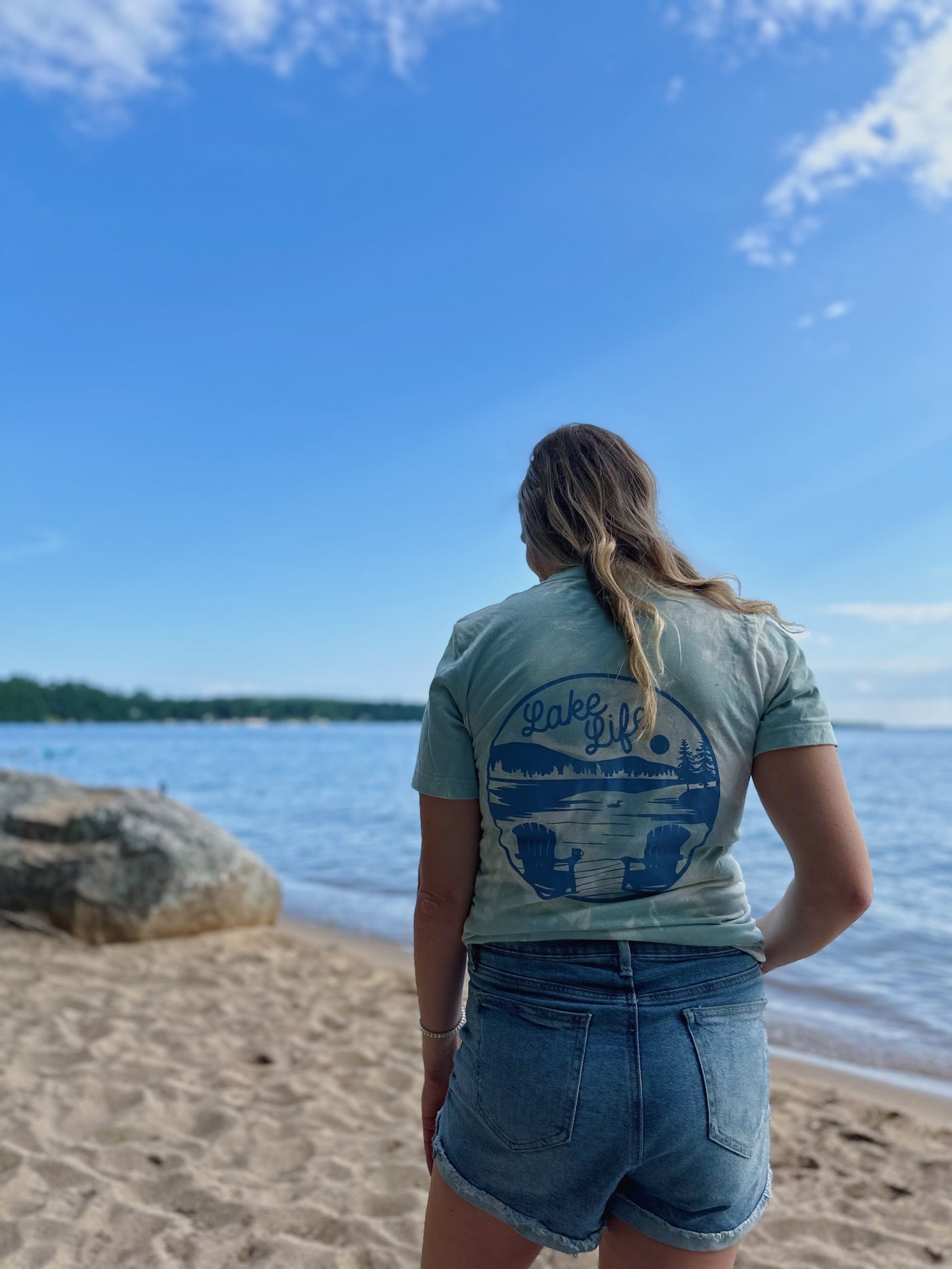 Tie Dyed Lake Life T-Shirt