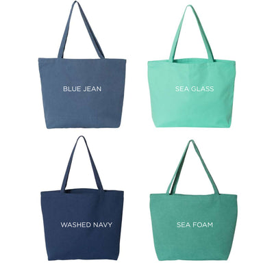 Maine Lighthouses Canvas Tote