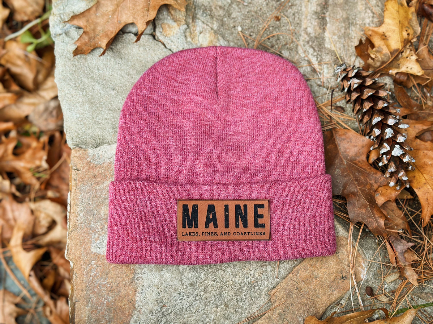 Engraved Patch Beanies