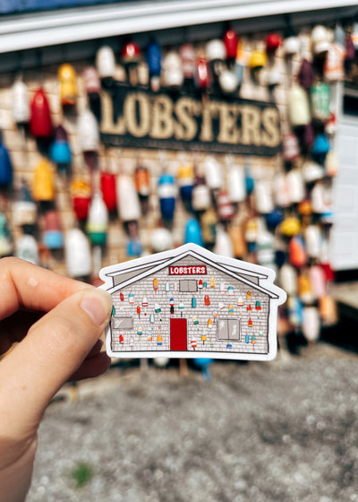 Lobster Buoy Shack Sticker