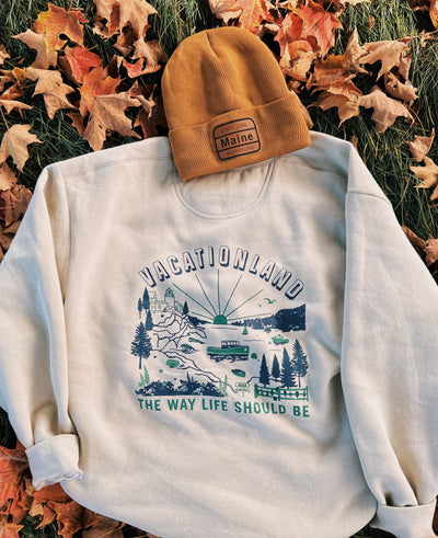 Vacationland Crewneck + Hoodies