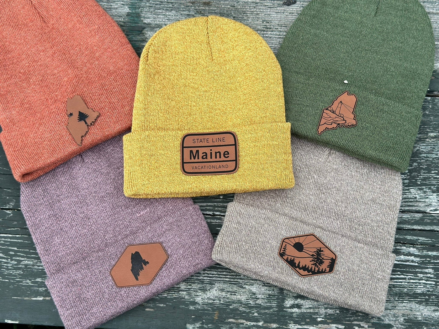 Engraved Patch Beanies