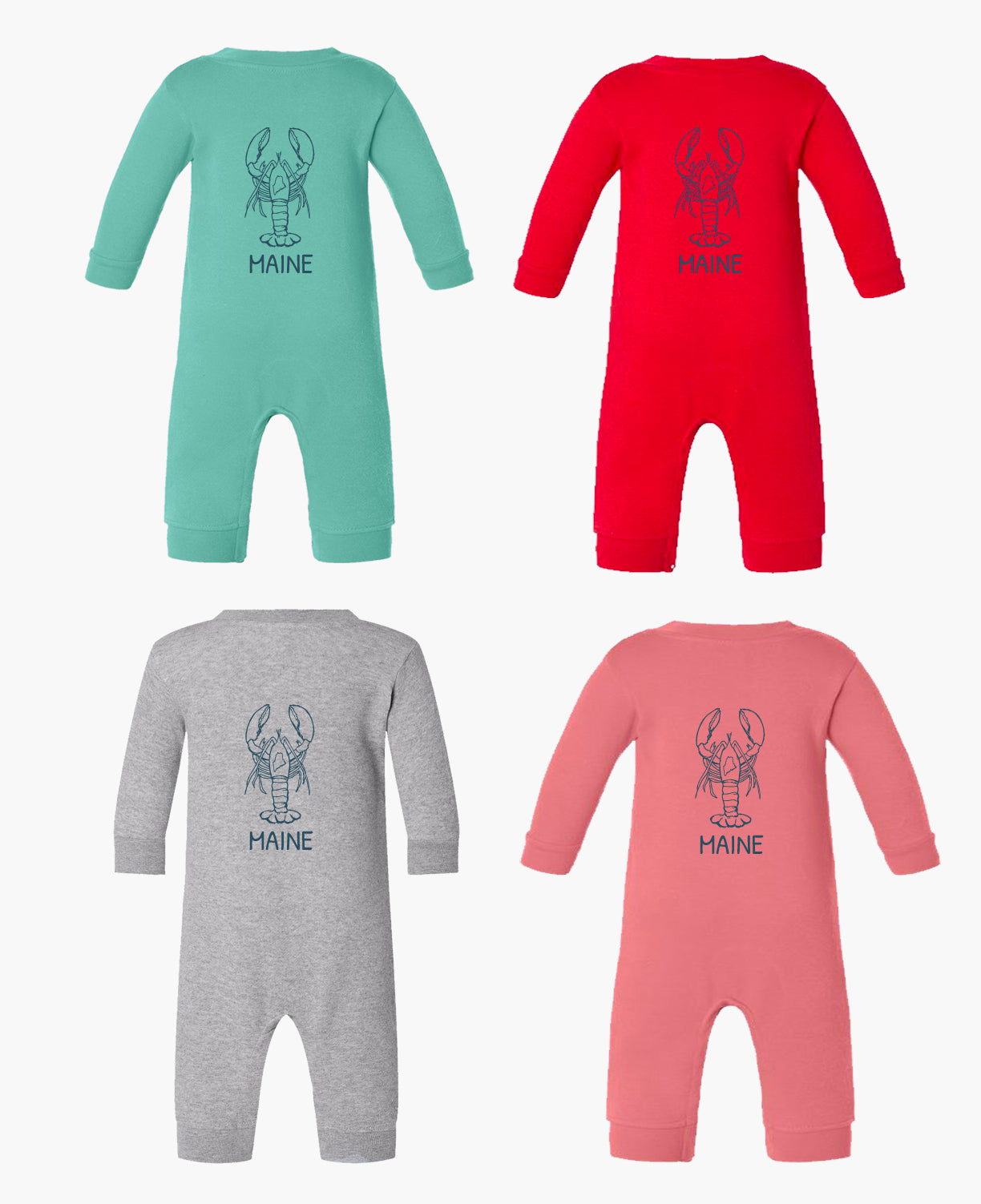 Maine Lobster Fleece One-Piece