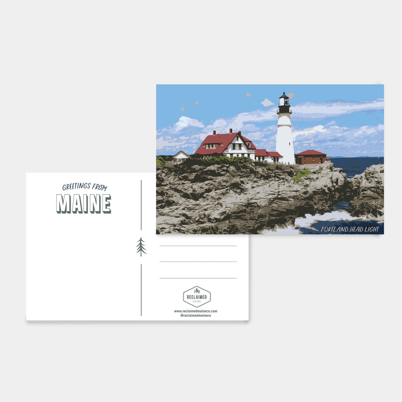 Portland Head Light Post Card