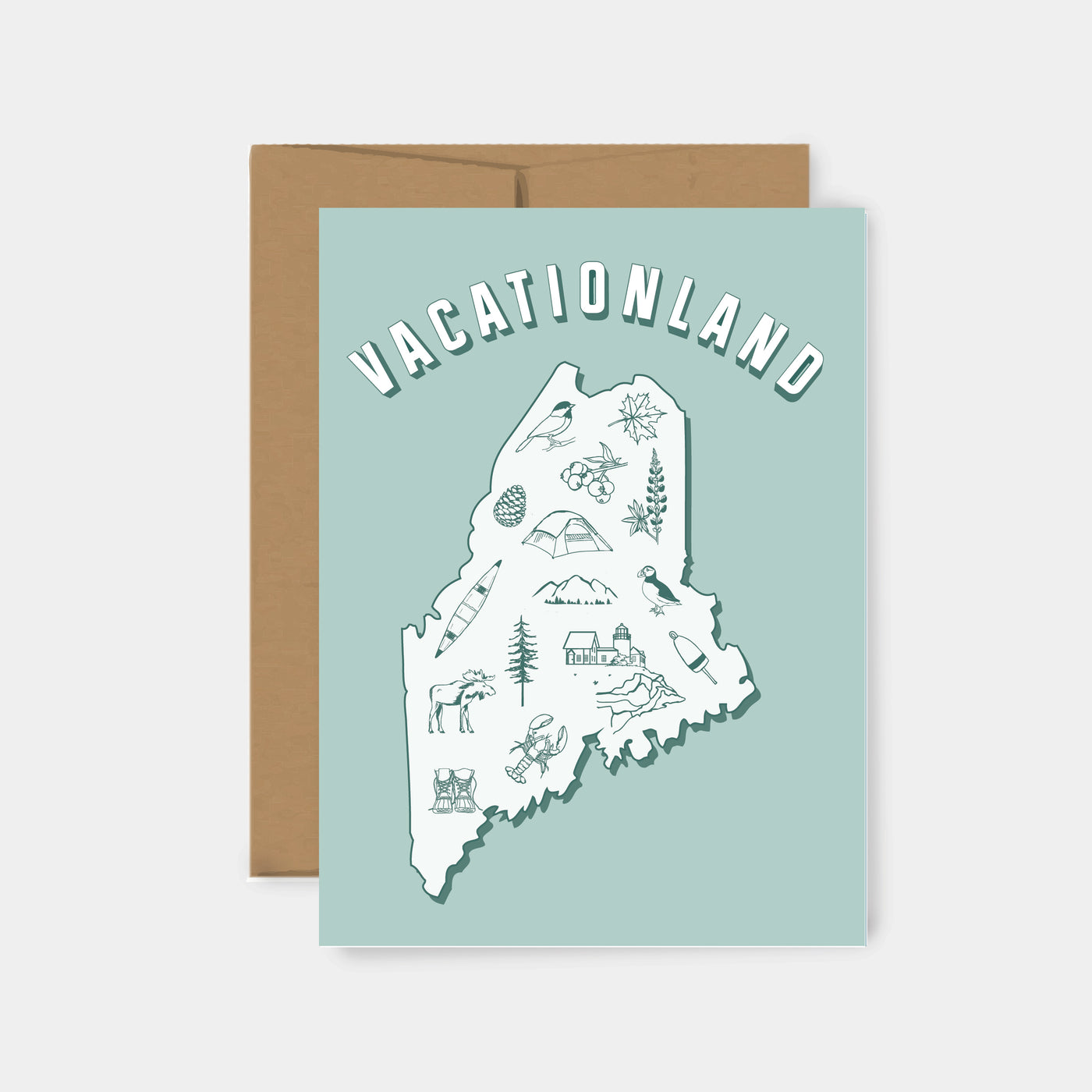 Vacationland Greeting Card