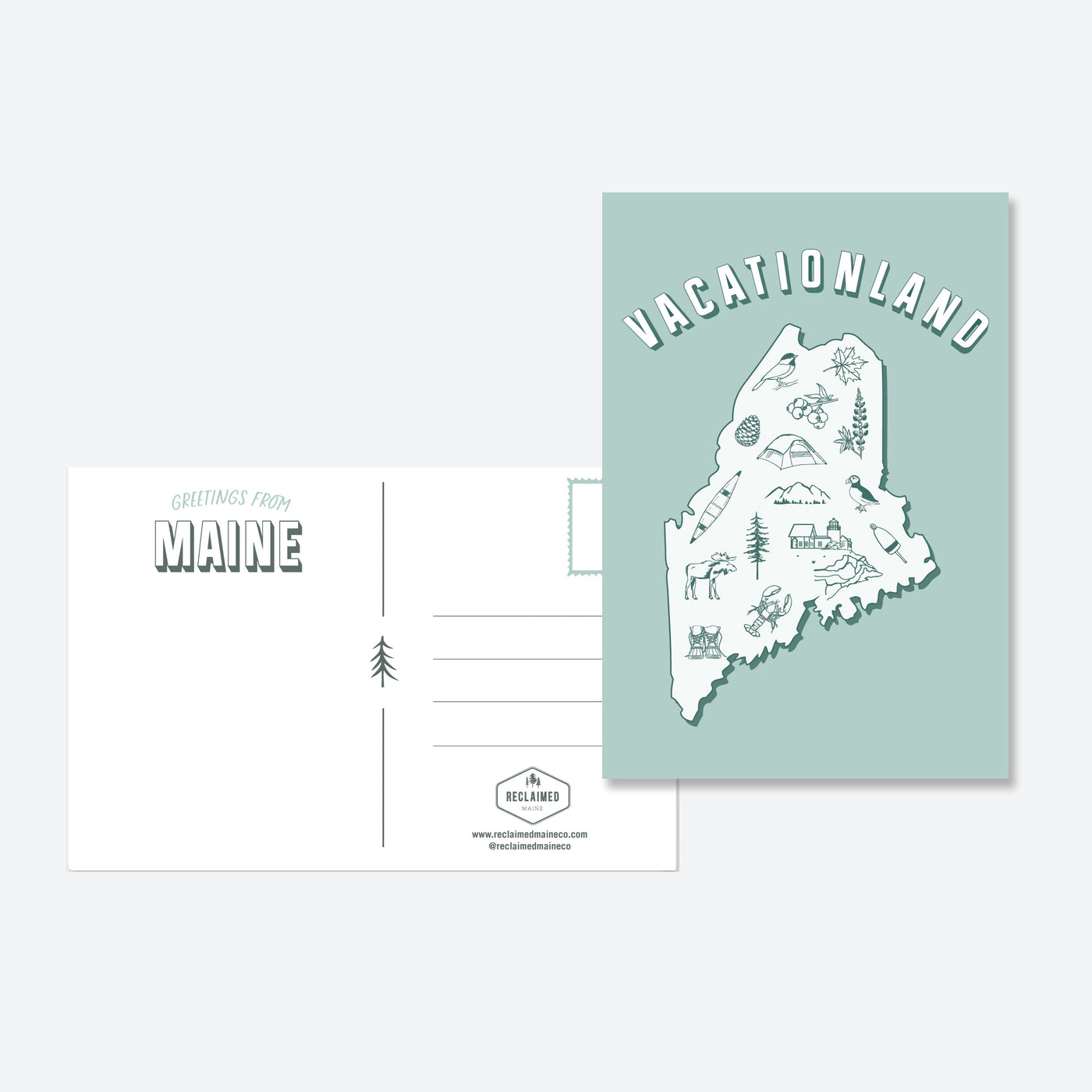 Vacationland Post Card