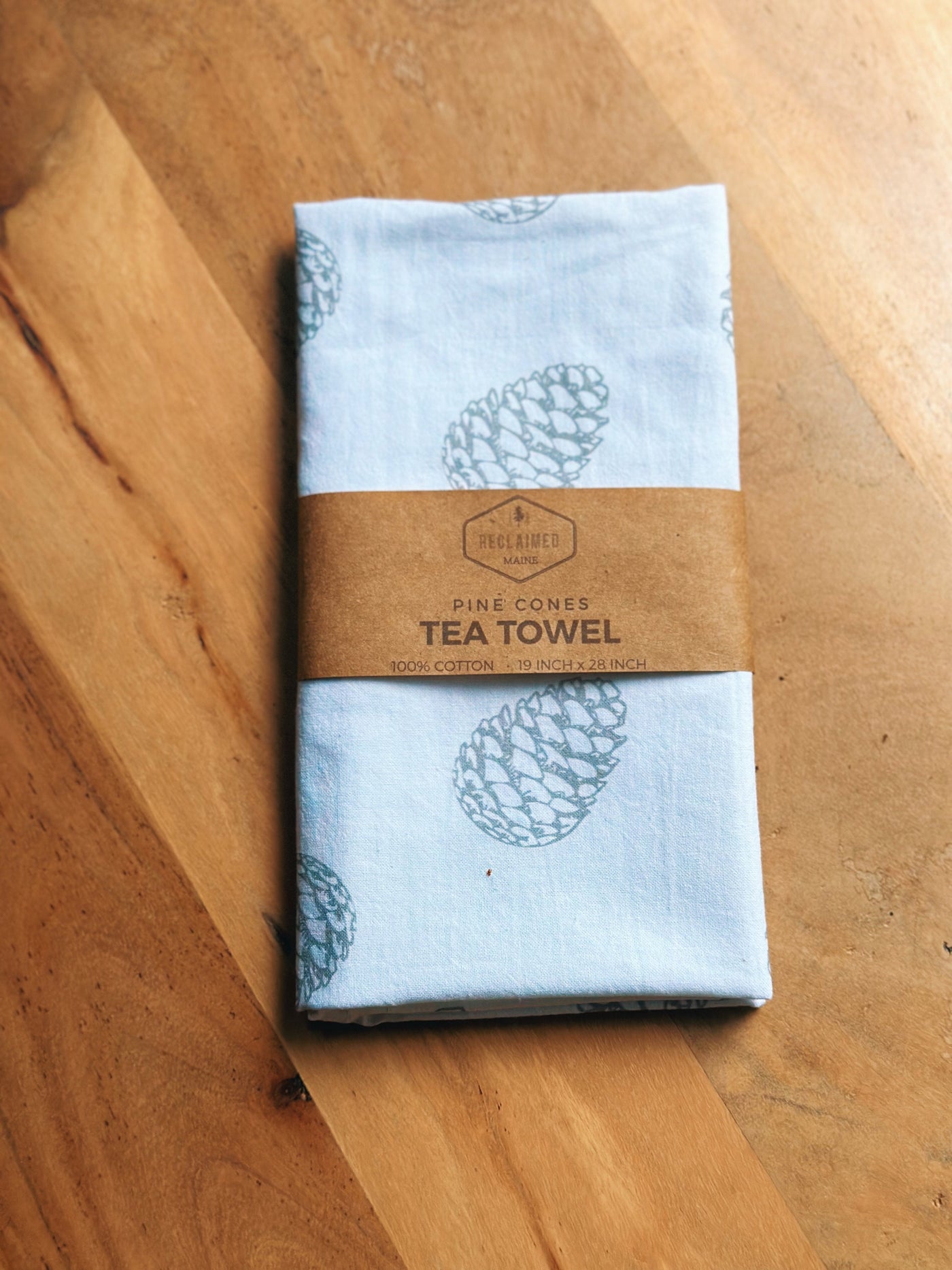 Pine Cones Tea Towel