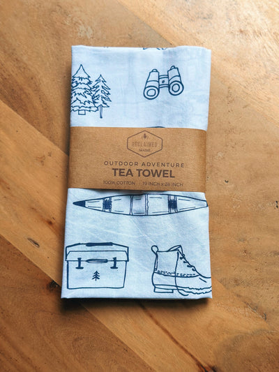 Outdoor Adventure Tea Towel