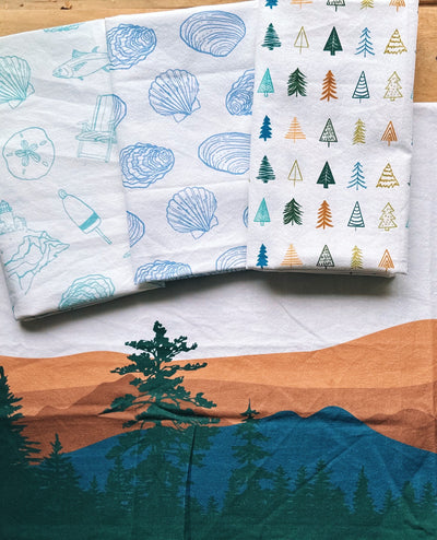 Coastal Tea Towel