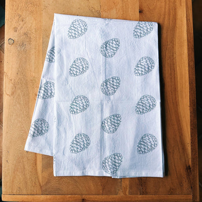 Pine Cones Tea Towel