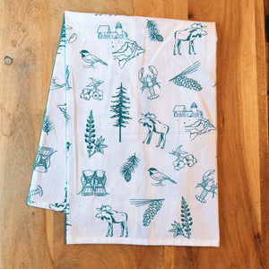 Best of Maine Tea Towel