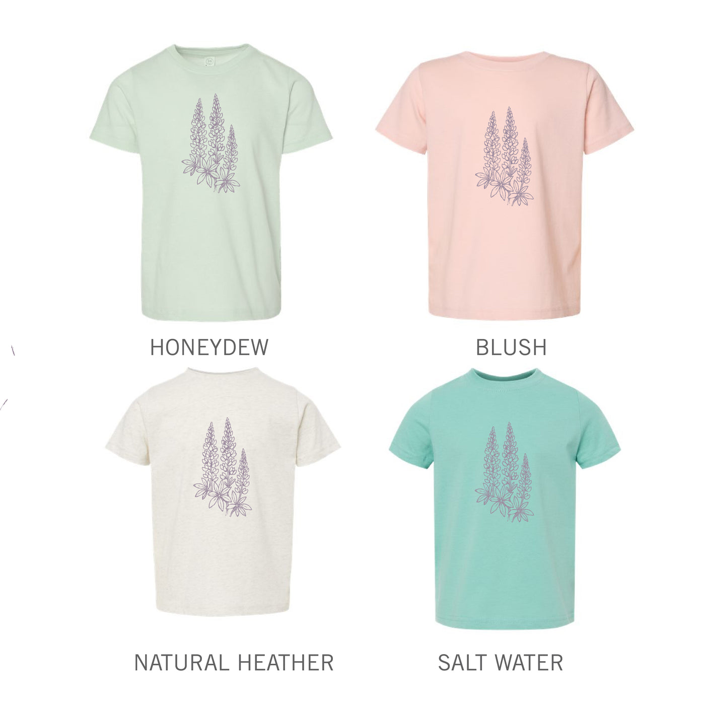 Maine Lupine Toddler Tee