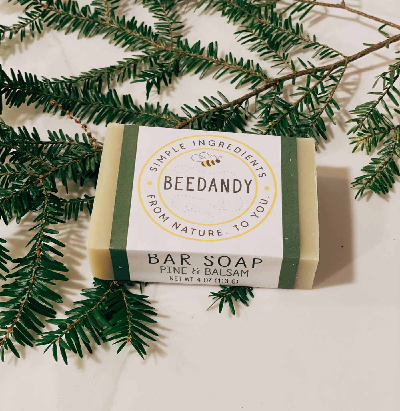 Pine Candle & Soap Gift Set