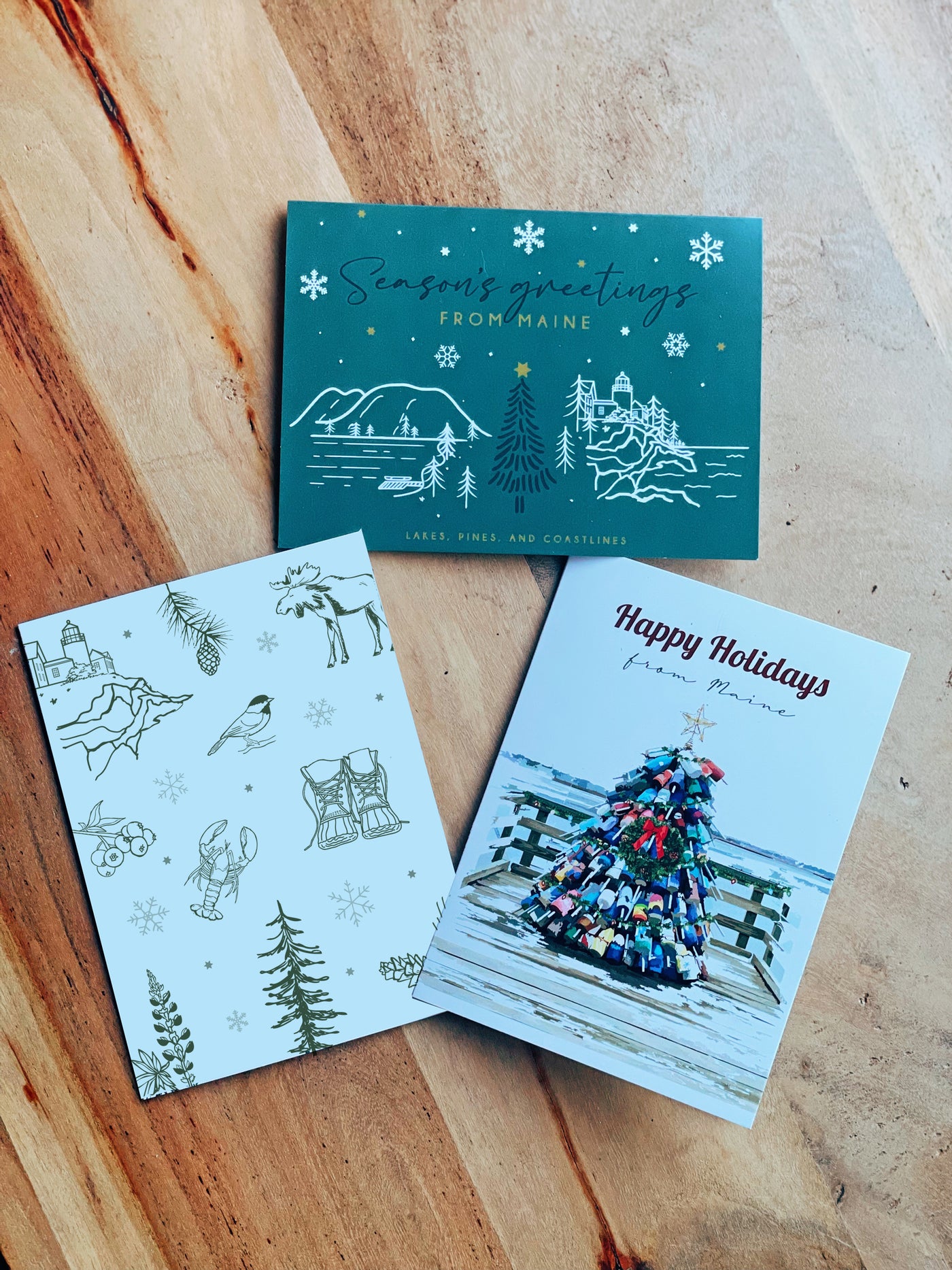 Buoy Christmas Tree Holiday Card