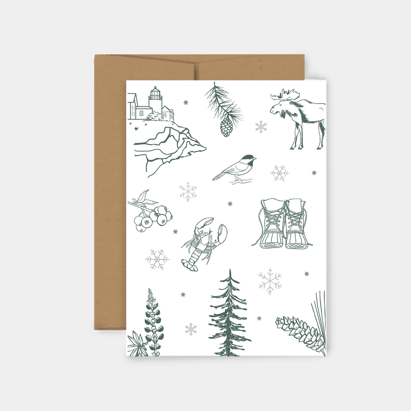 Best of Maine Greeting Card