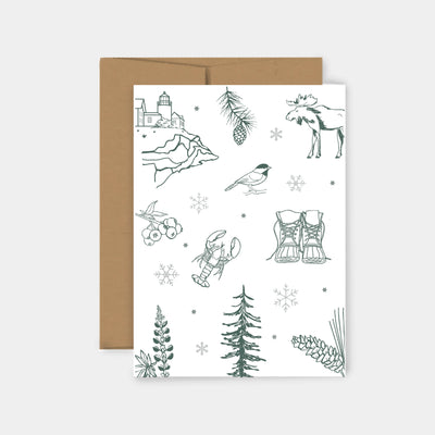 Best of Maine Greeting Card