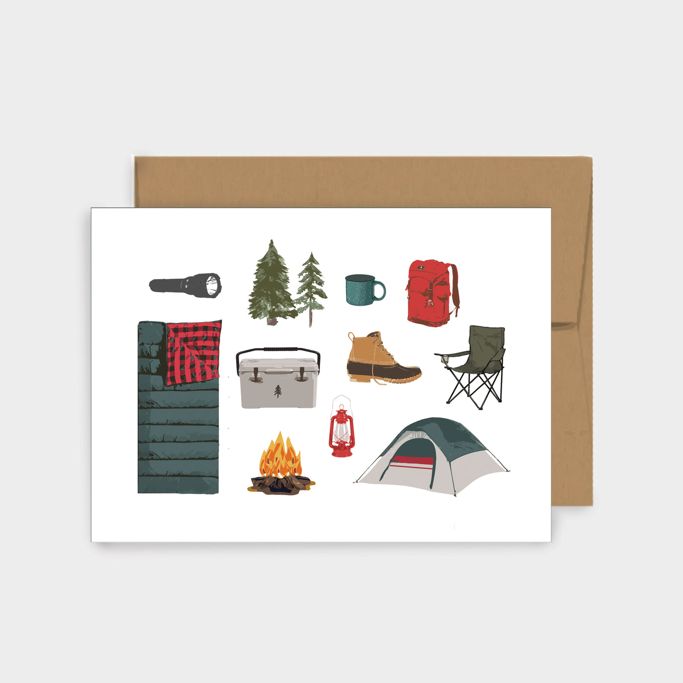Camping Greeting Card