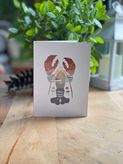Maine Lobster Greeting Card