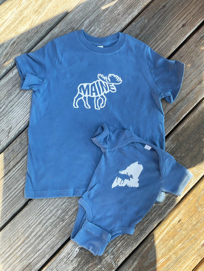 Maine Moose Toddler Tee (2T-7T)