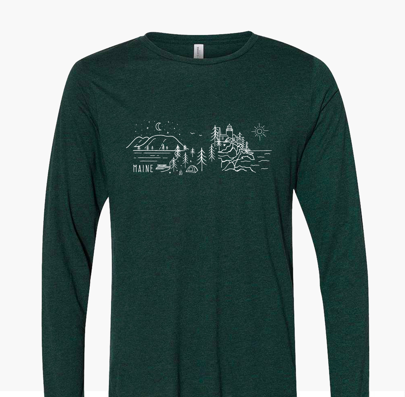 Lake + Lighthouse Long Sleeve T-Shirt