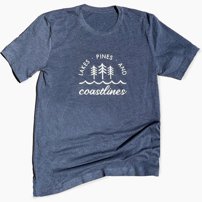 Lakes, Pines and Coastlines T-Shirt