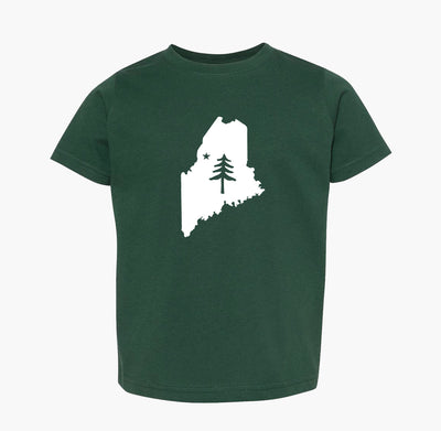Maine Flag Toddler Tee (2T-5/6T)