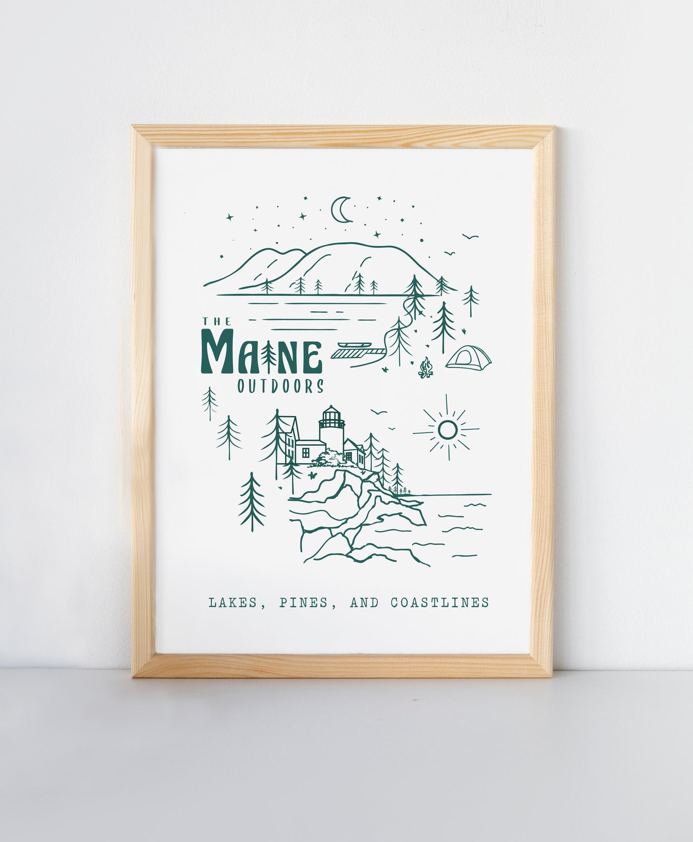 The Maine Outdoors Print