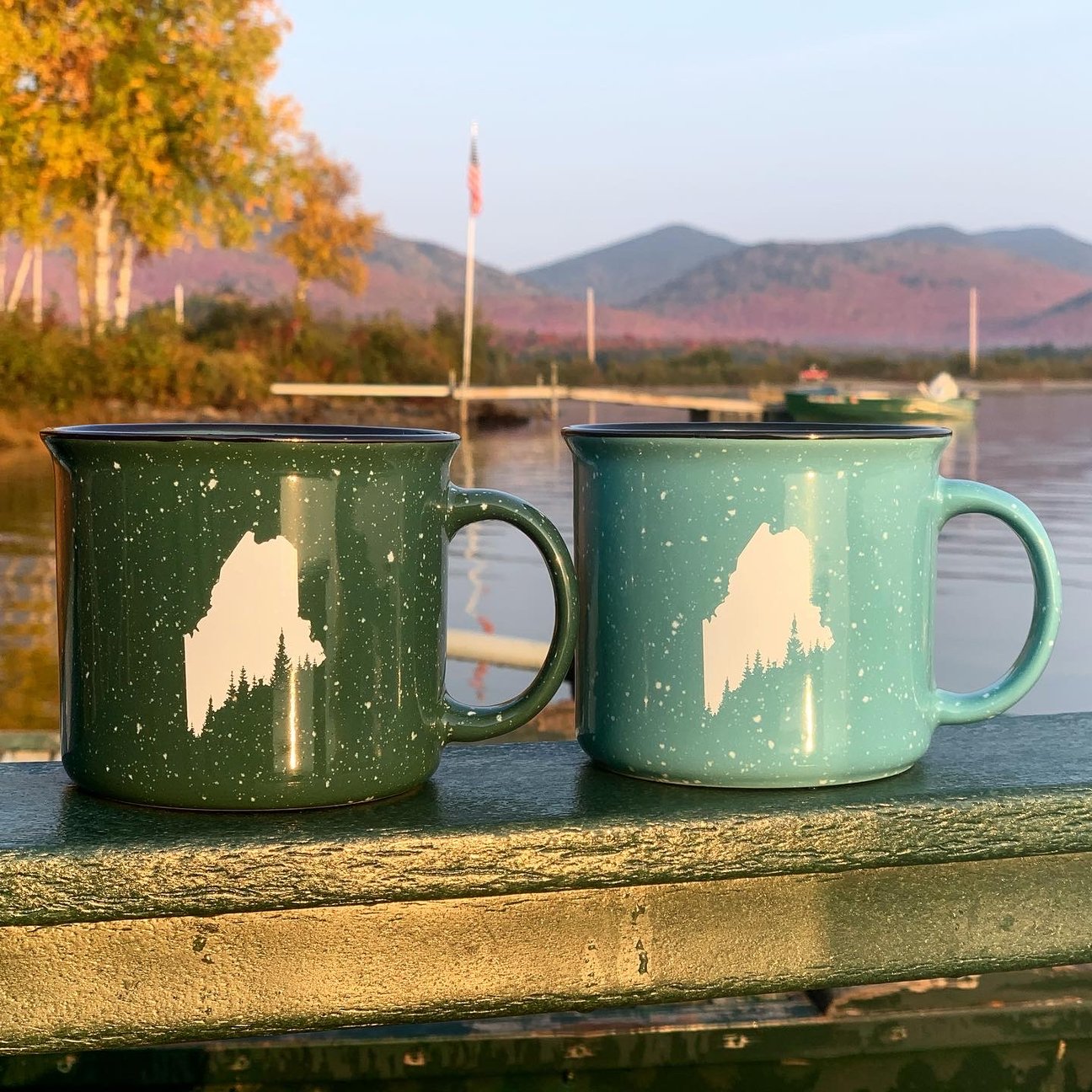 IMPERFECT Maine Pine Tree Coast Mug