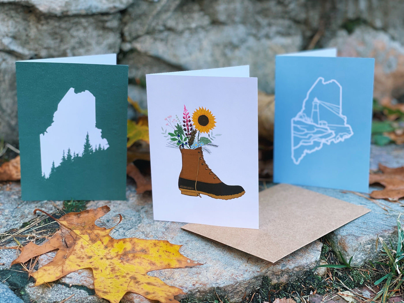 Maine Greeting Cards Set
